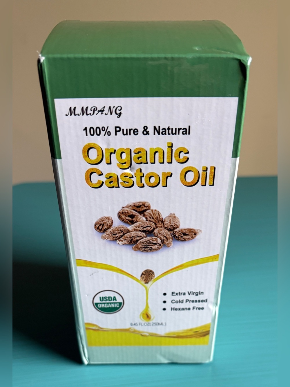 💯 Pure & Natural Organic Castor Oil